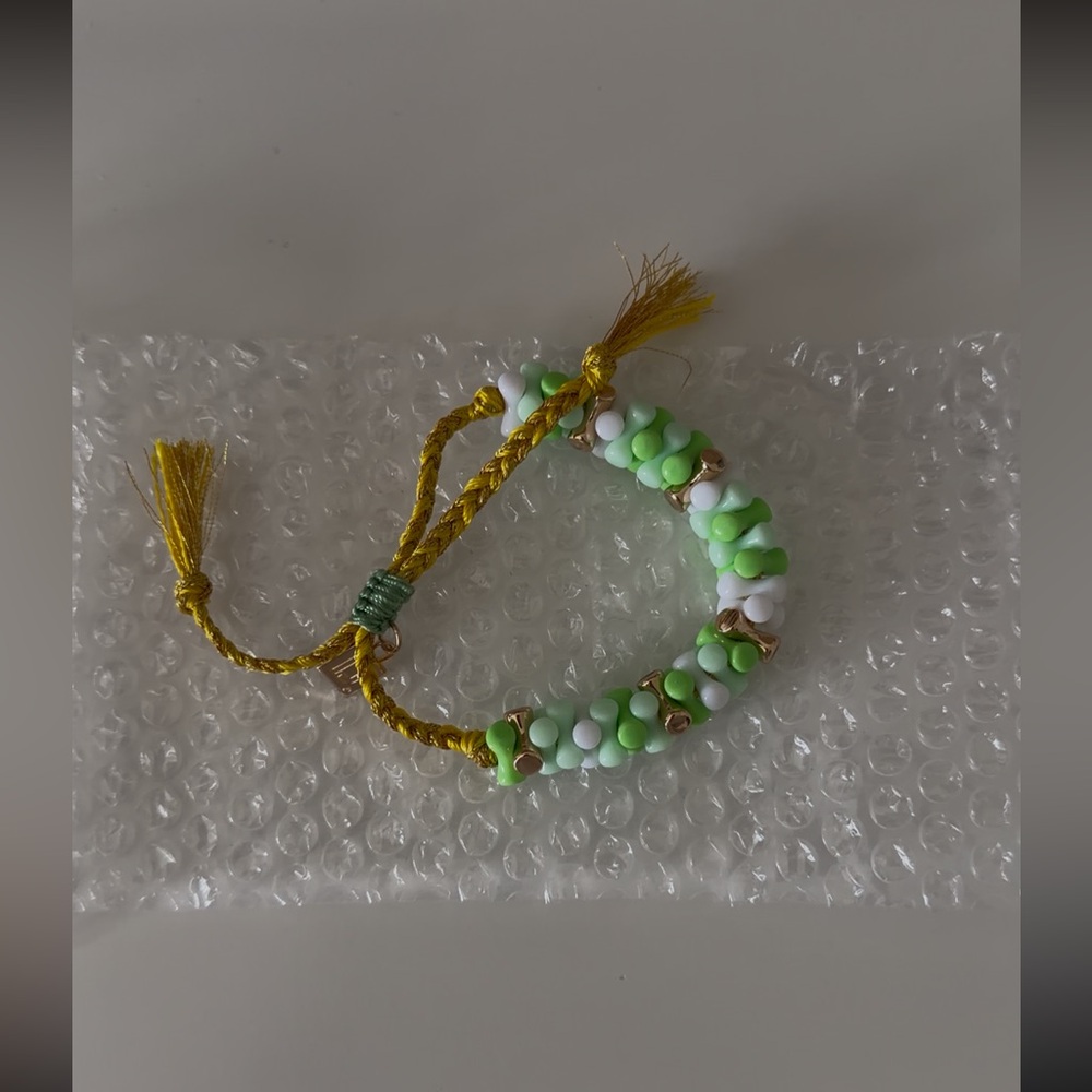 Green Beaded Bracelet
